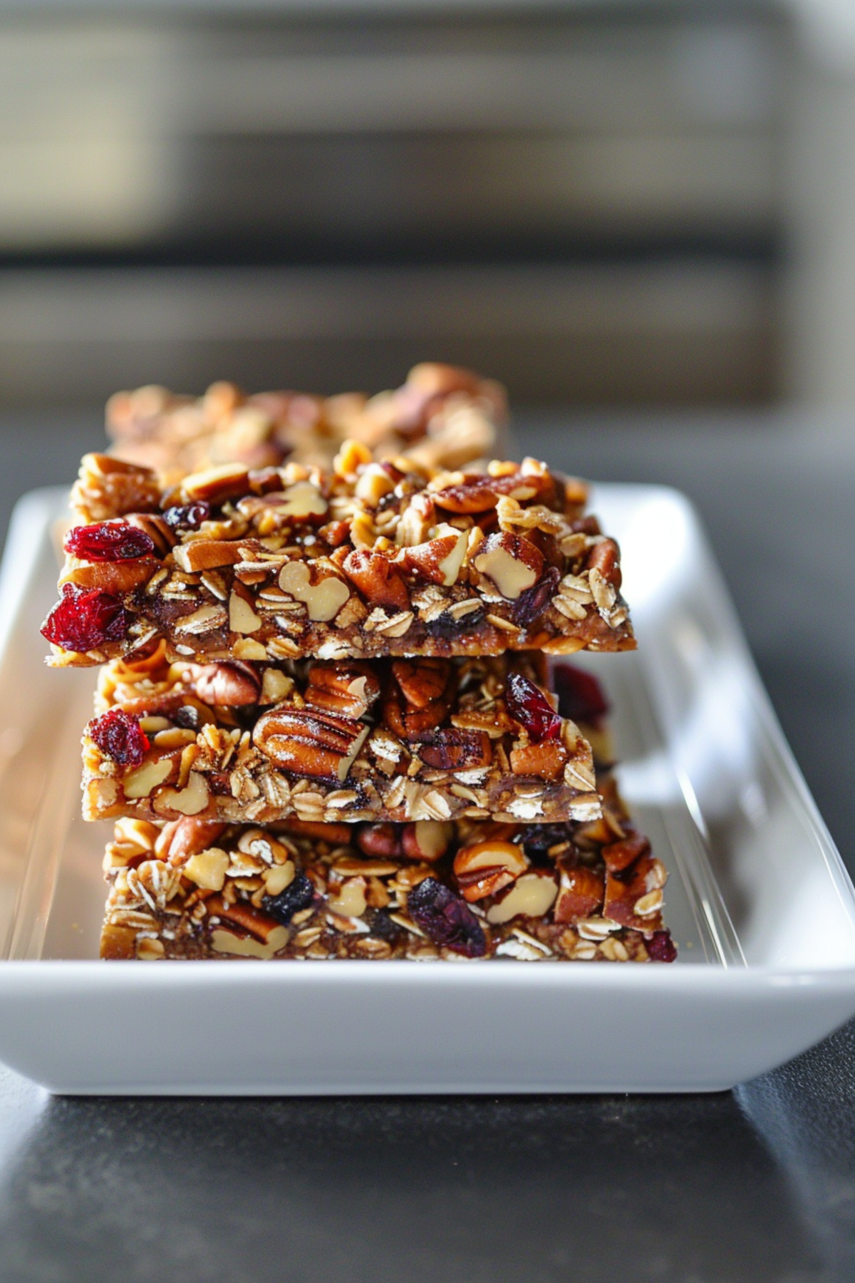 Keto Cranberry Pecan Granola Bars_001