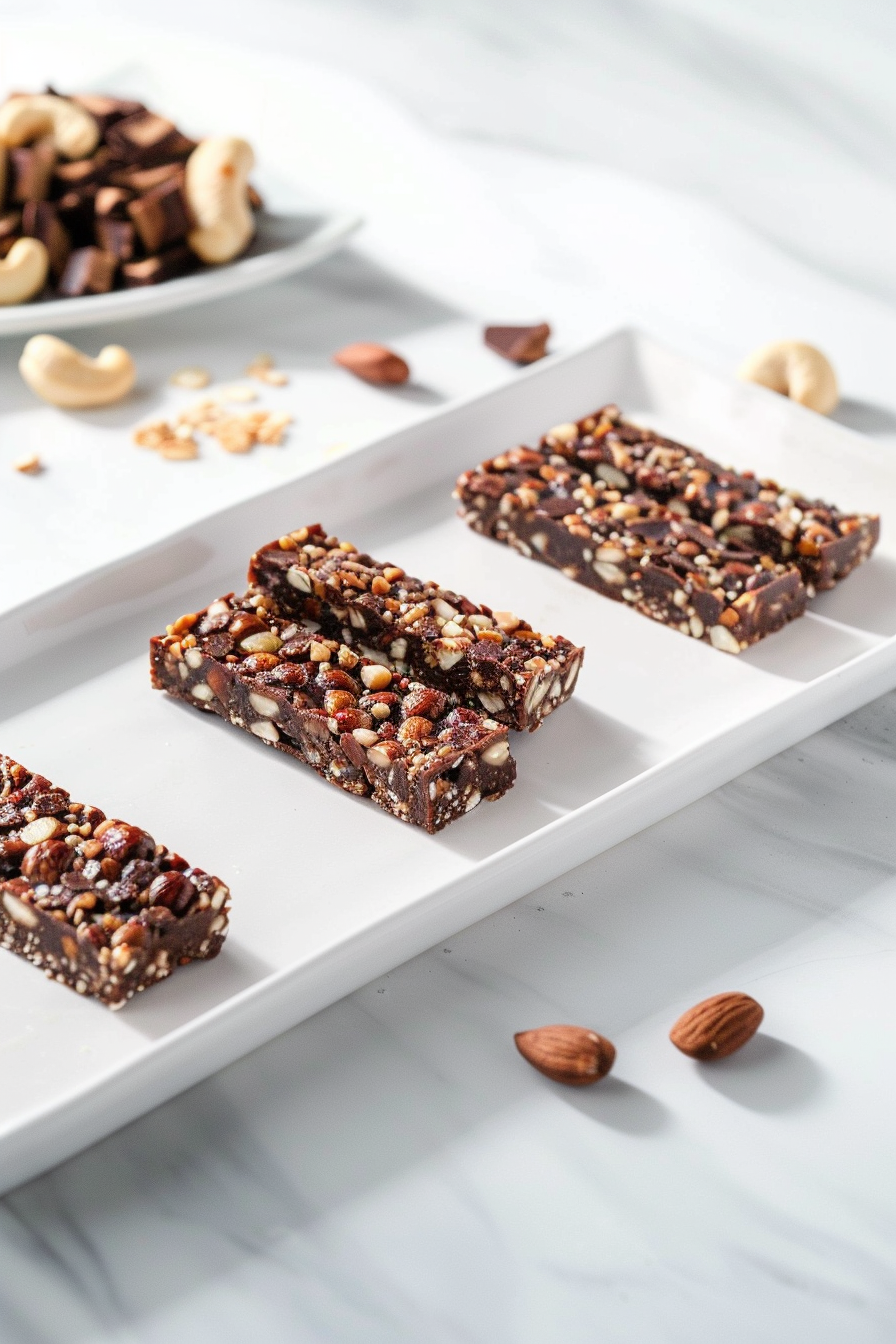 Keto Granola Bars Baking