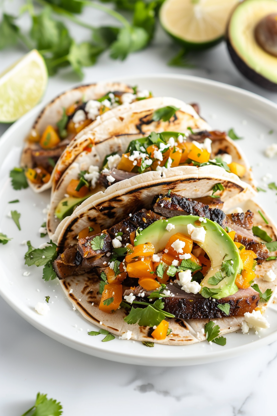 Keto Duck Tacos Ready to Serve