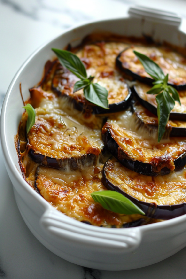 Delicious Keto Eggplant and Zucchini Gratin Recipe A LowCarb Dinner