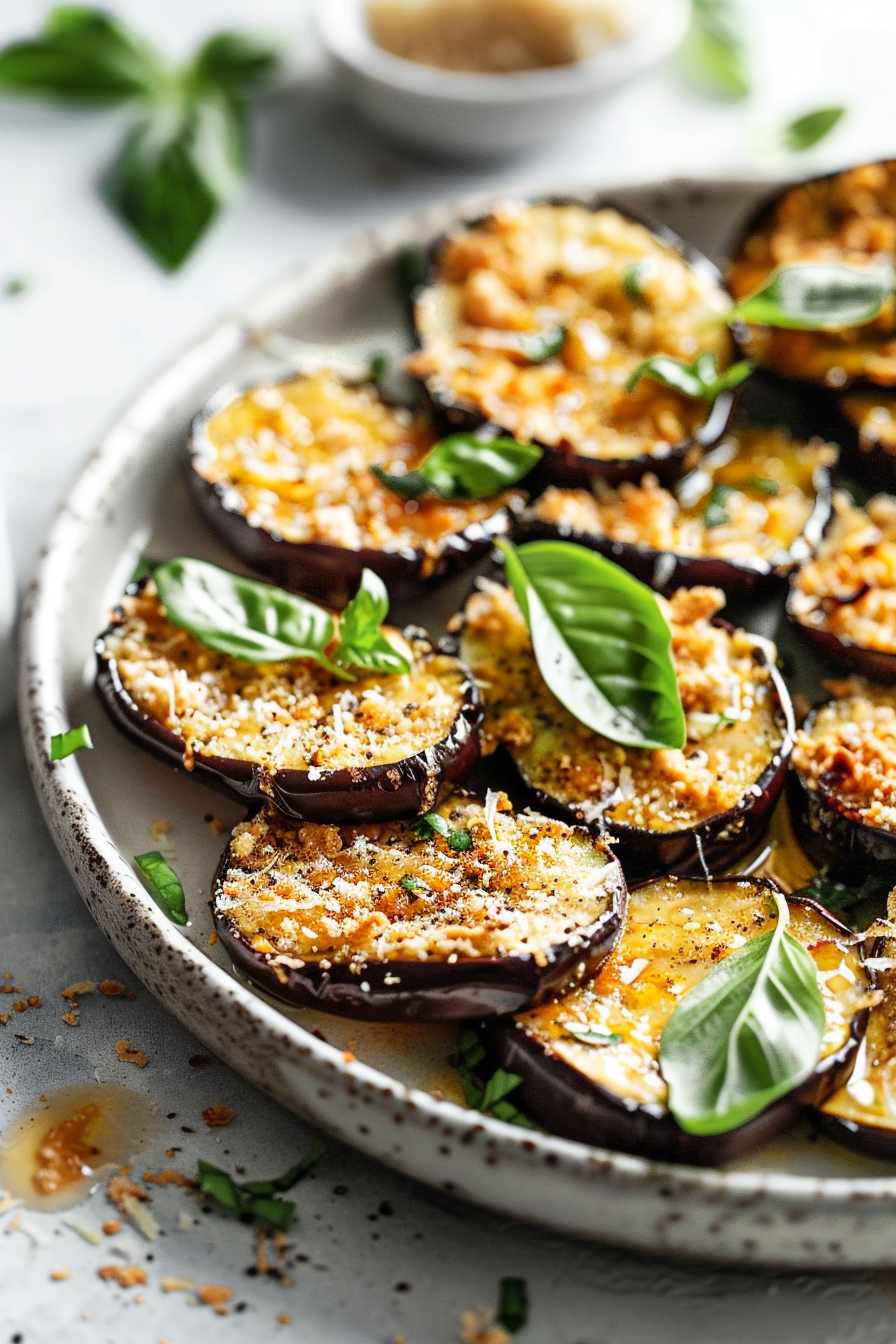 Keto Eggplant Pizza Base