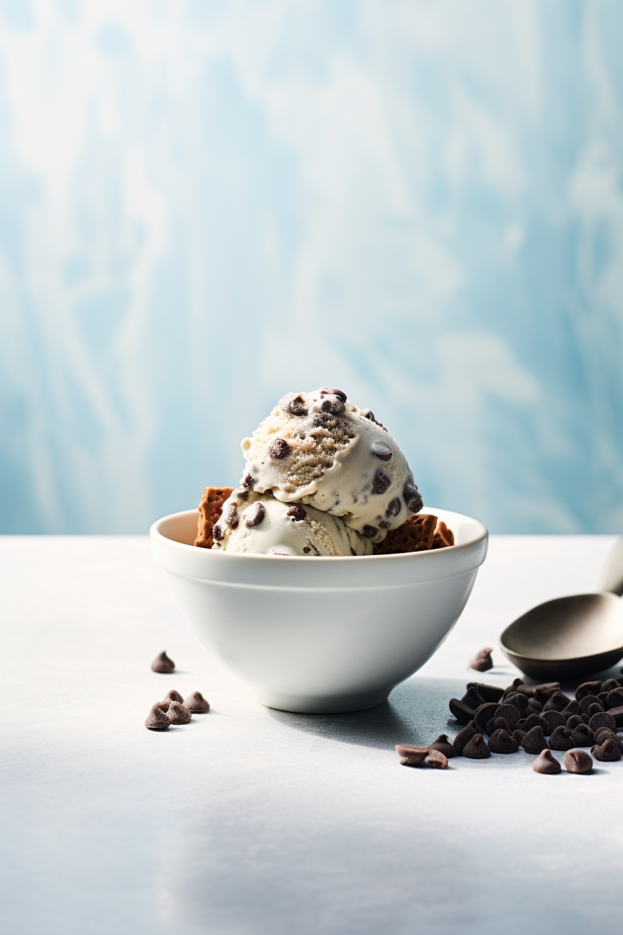 Keto Espresso Chip Ice Cream Texture