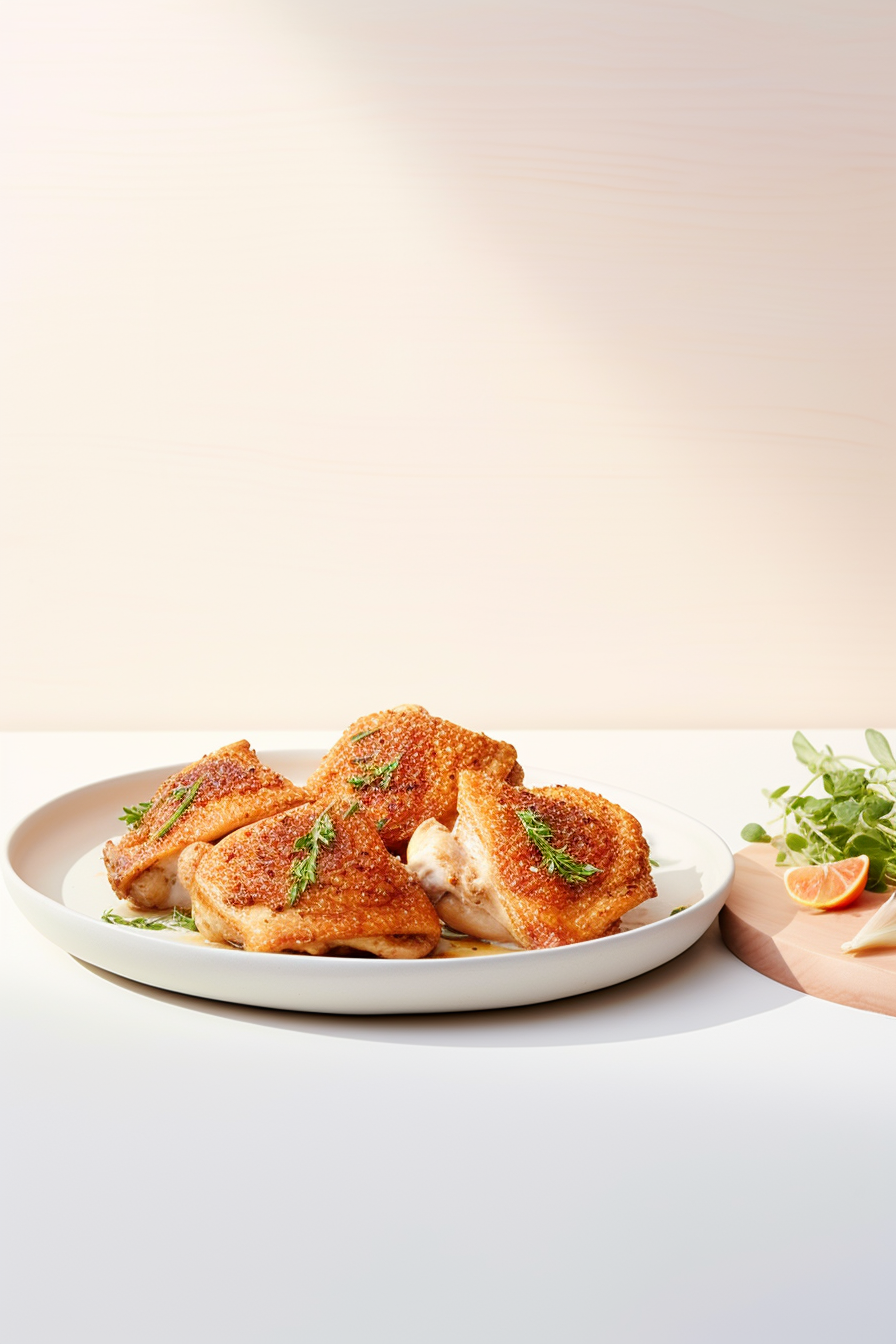 Keto Garlic Parmesan Chicken Thighs