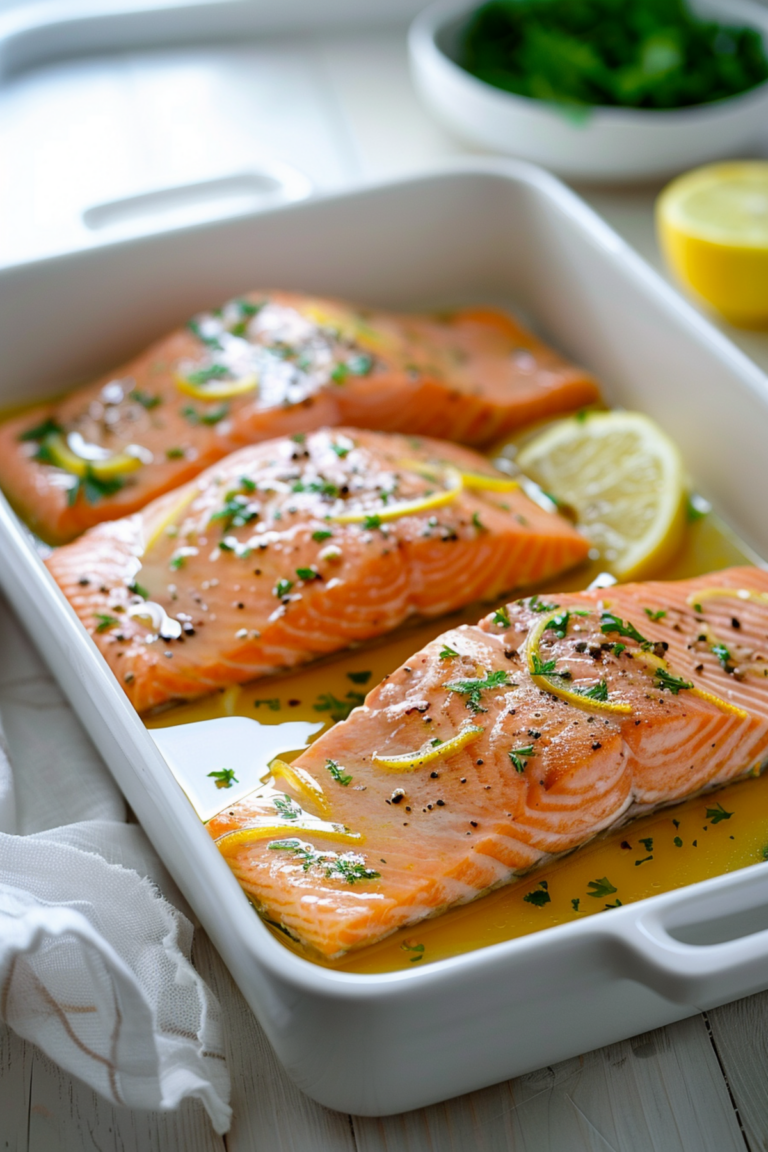Keto Instant Pot Lemon Garlic Salmon_001