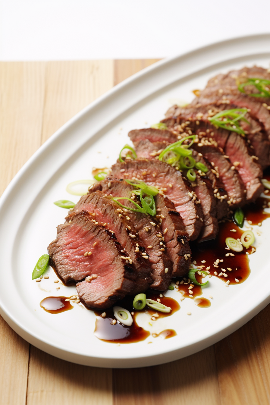 Sliced Keto Japanese Beef Tataki