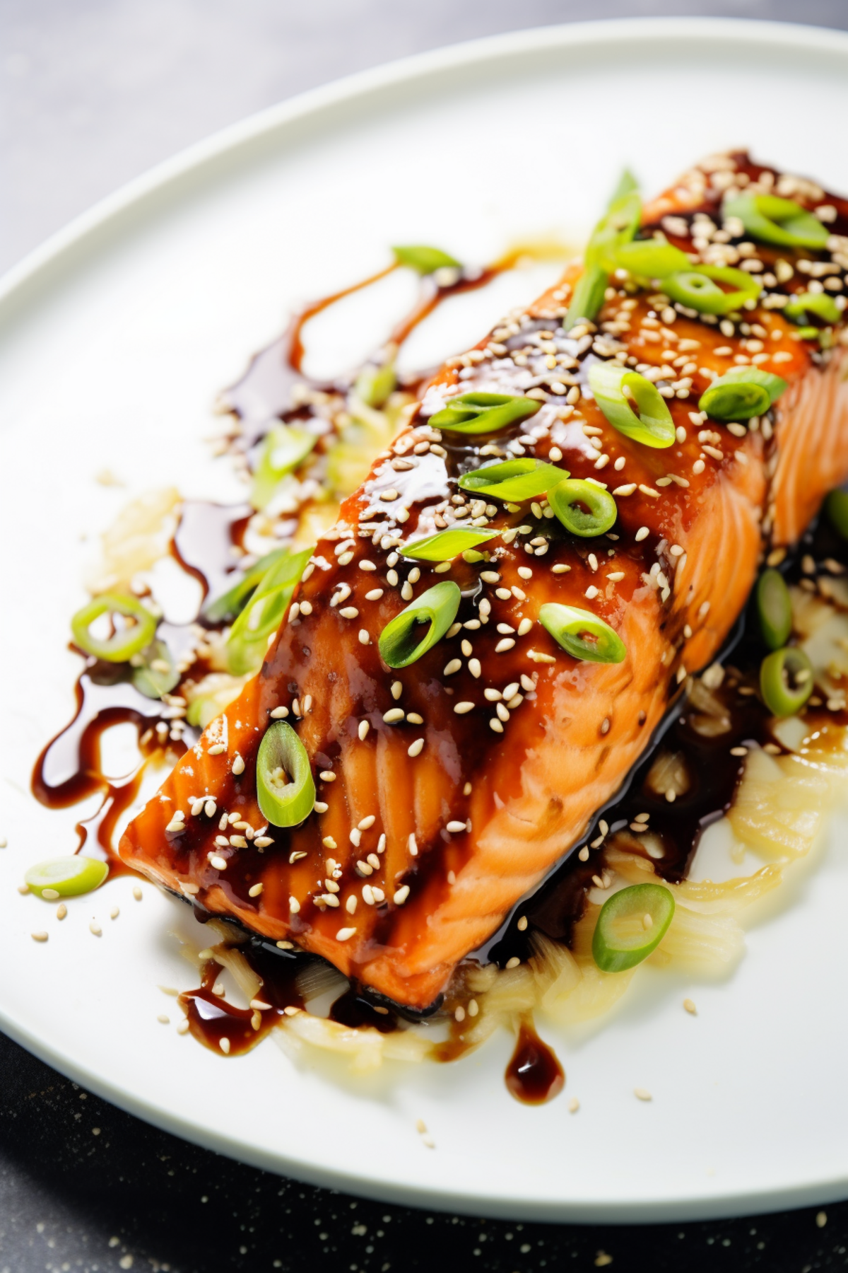 Keto Japanese Teriyaki Salmon with Cauliflower Rice_001