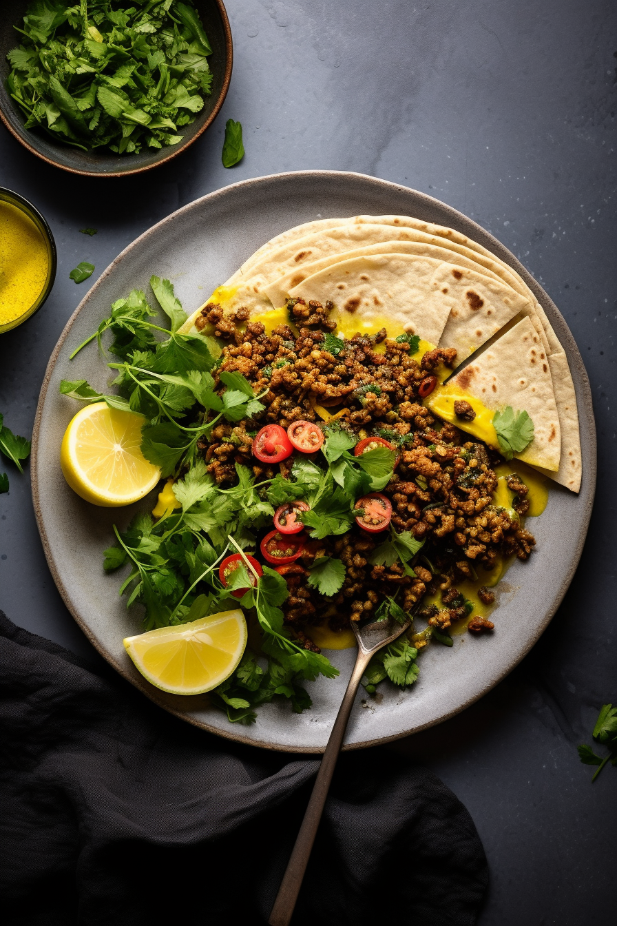 Preparing Keto Keema