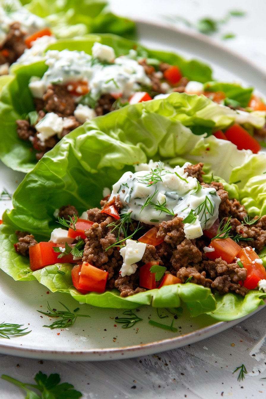 Keto Lamb Tacos Ready to Serve