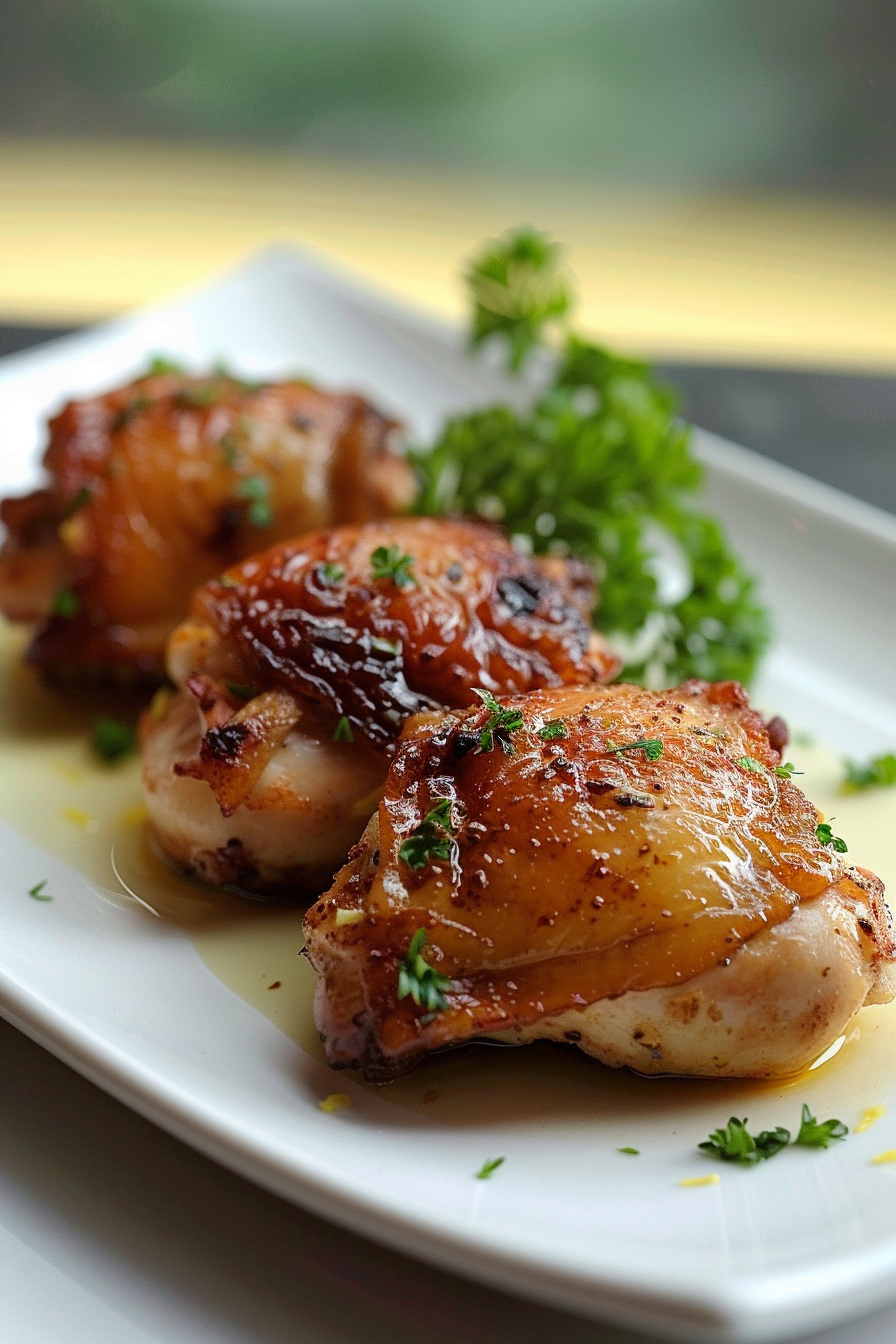 Easy and Delicious Keto Lemon Garlic Chicken Thighs Recipe for a