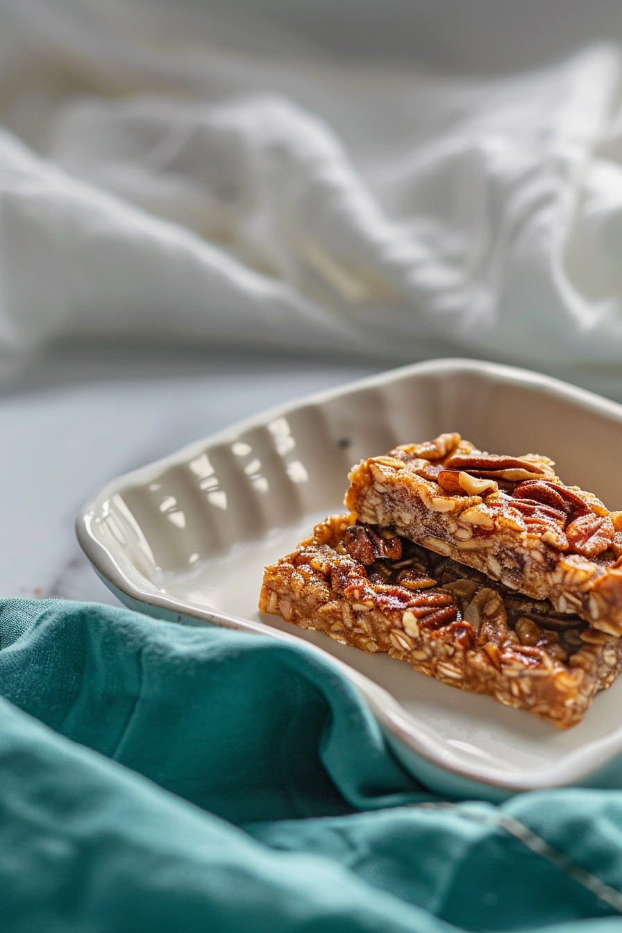 Ingredients for Keto Maple Pecan Granola Bars