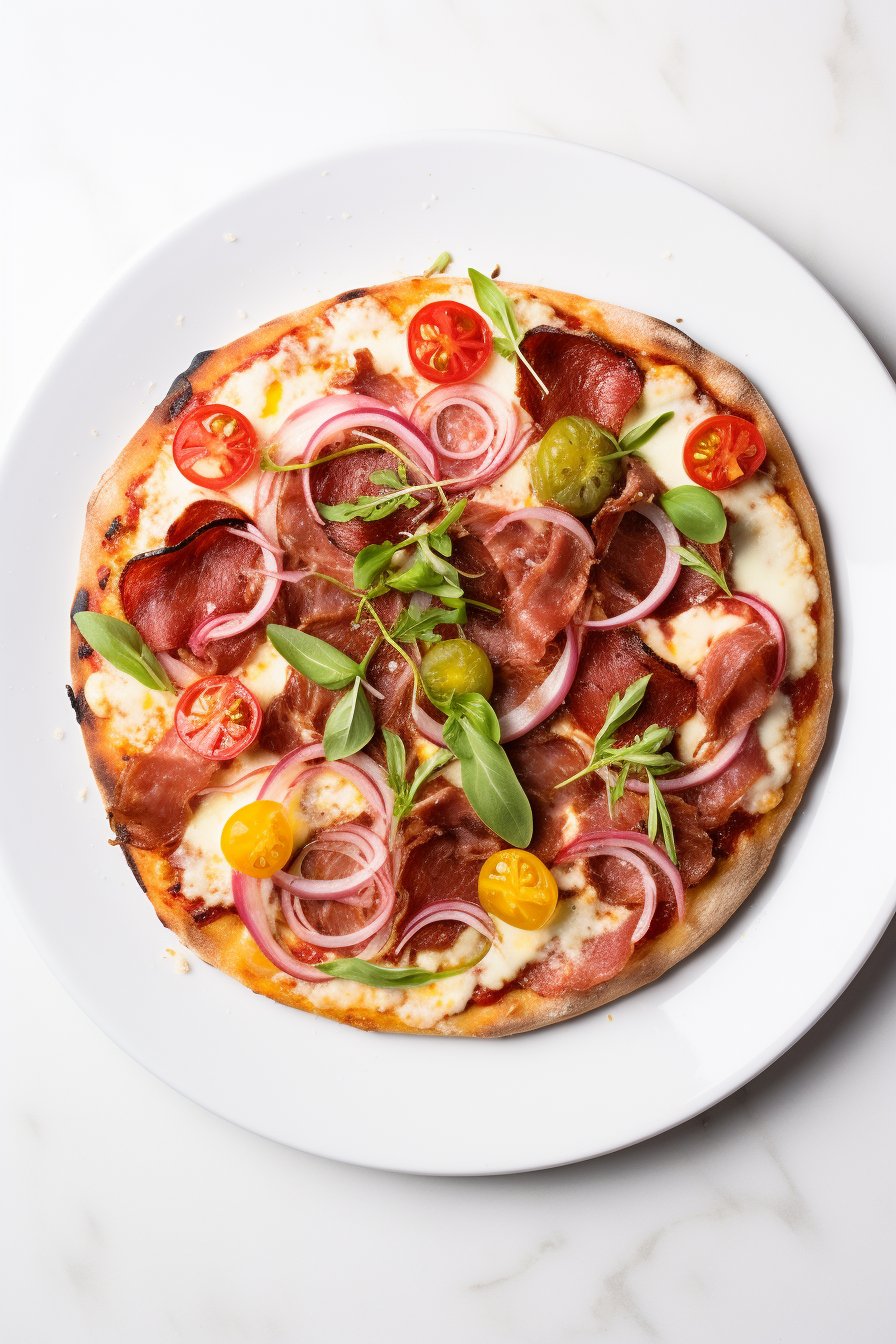 Keto Meat Lovers Pizza with Pork Rind Crust