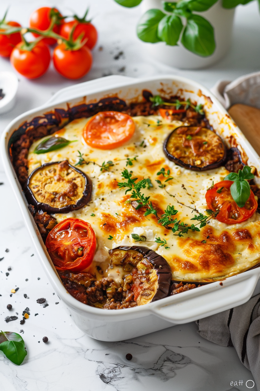 Keto Moussaka Béchamel Sauce