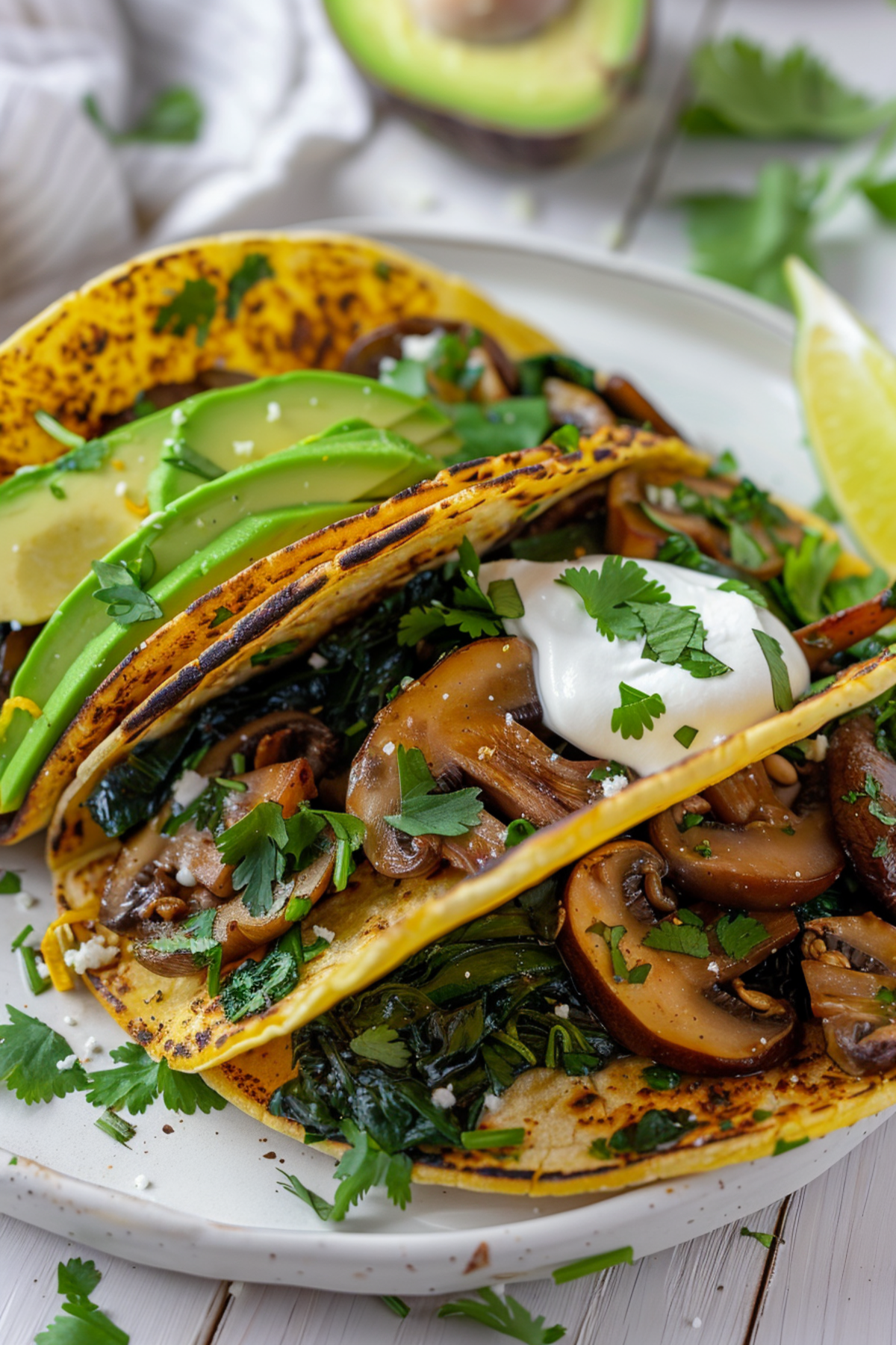 Keto Mushroom and Swiss Chard Tacos_001