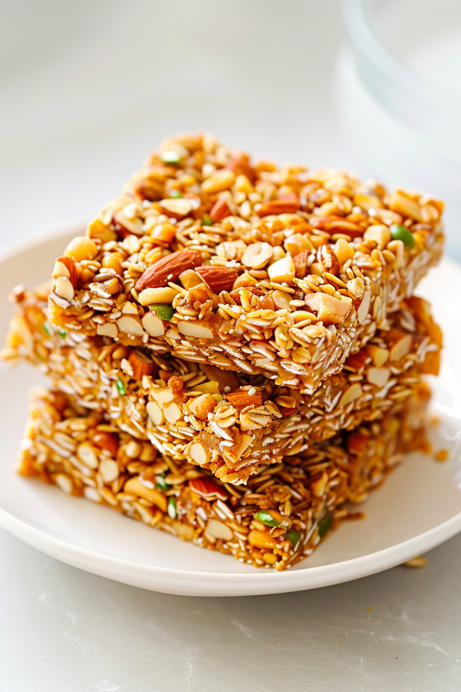 Keto Nutty Coconut Granola Bars