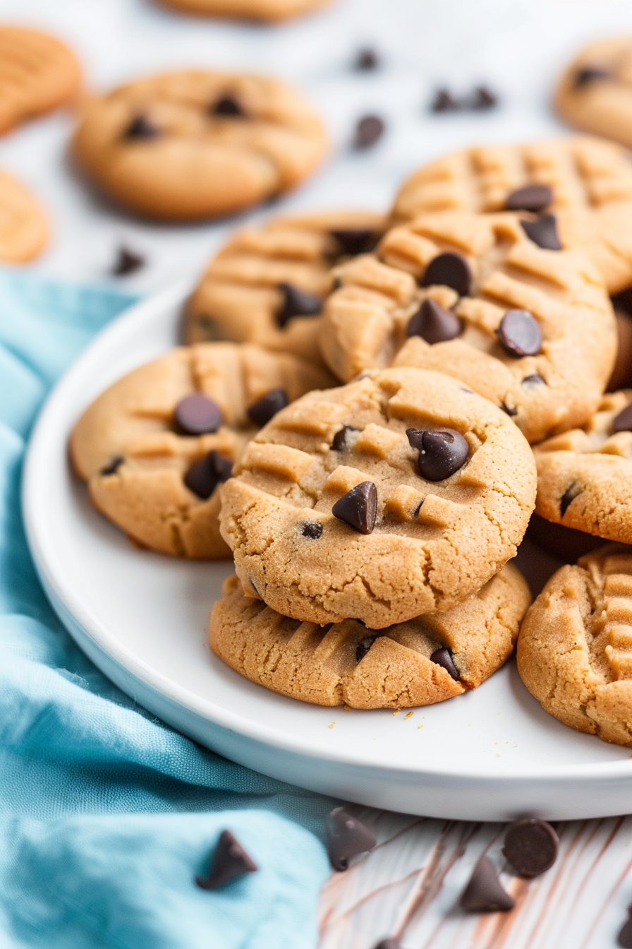 Ingredients for Keto Peanut Butter Cookies
