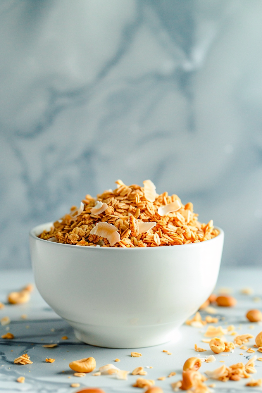 Keto Peanut Butter Granola Baking