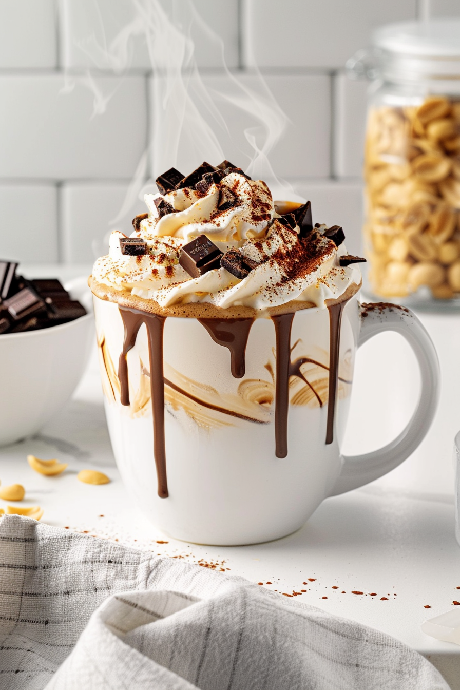 Keto Peanut Butter Hot Chocolate