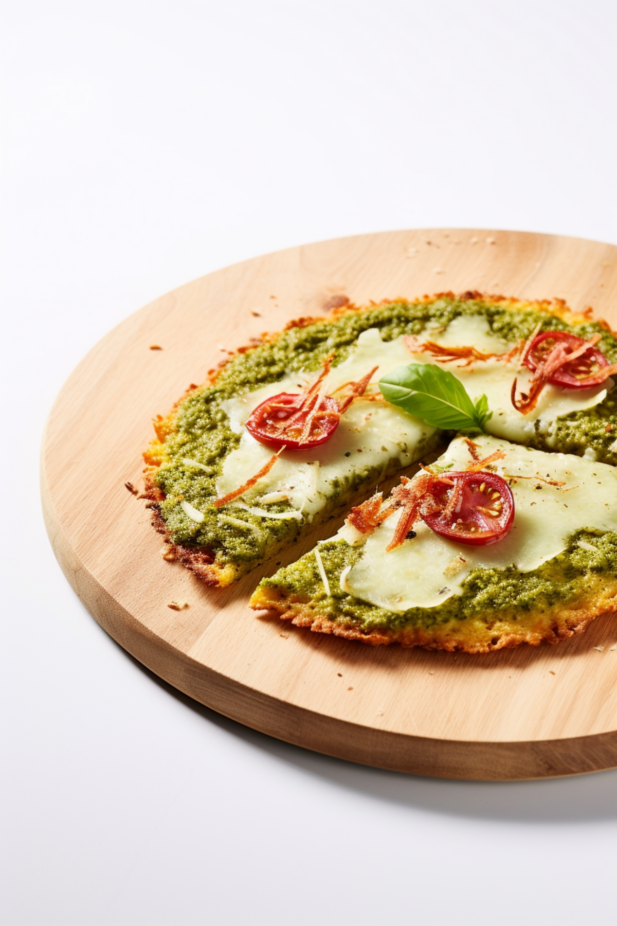 Keto Pesto and Sun-Dried Tomato Pizza_001