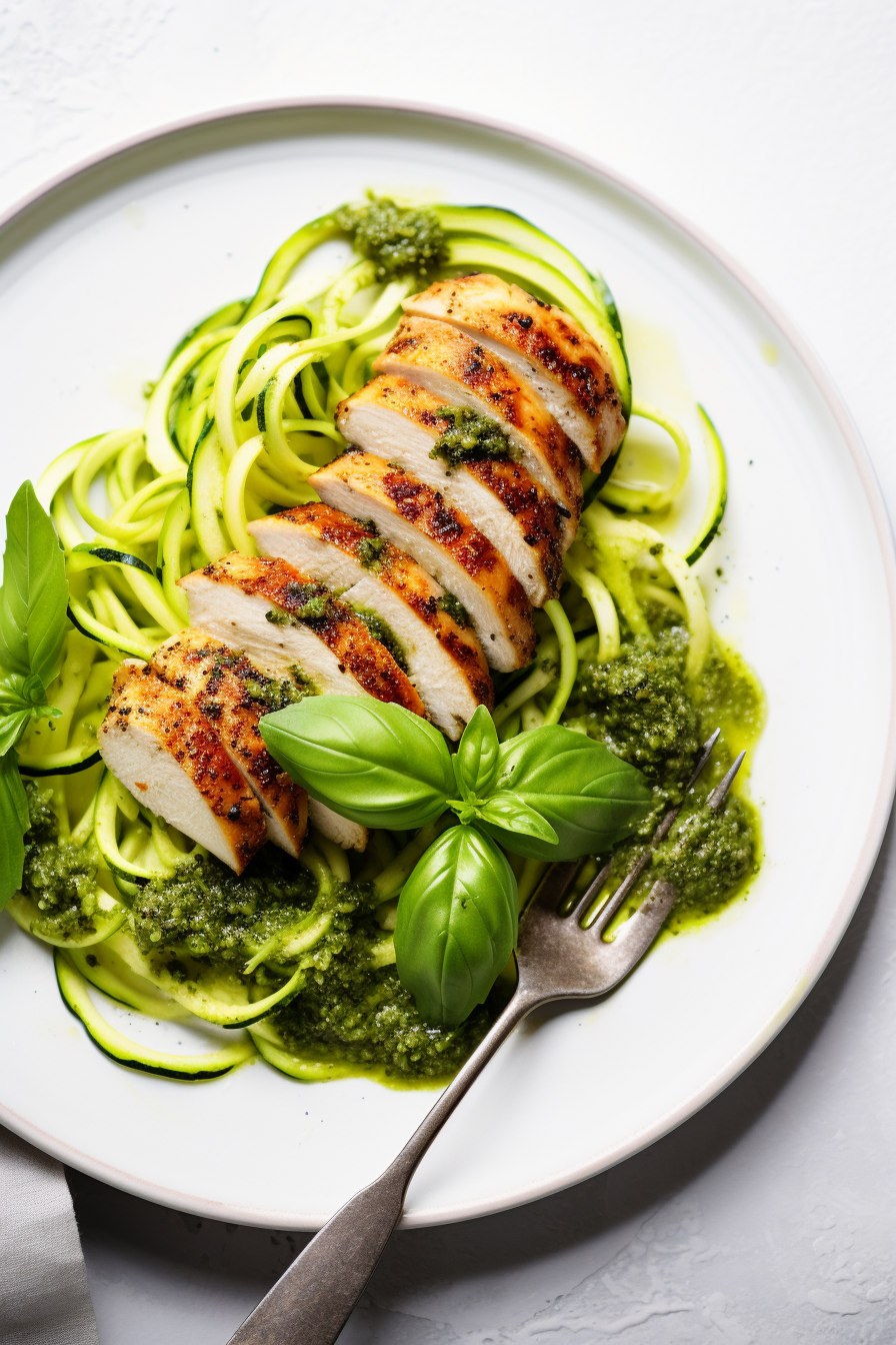 Fresh Ingredients for Keto Pesto Chicken