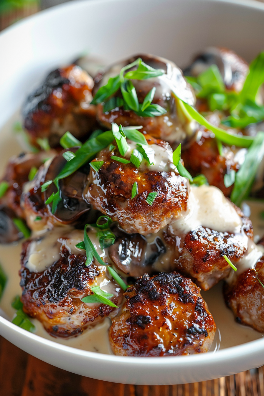 Keto Pork Meatballs Preparation