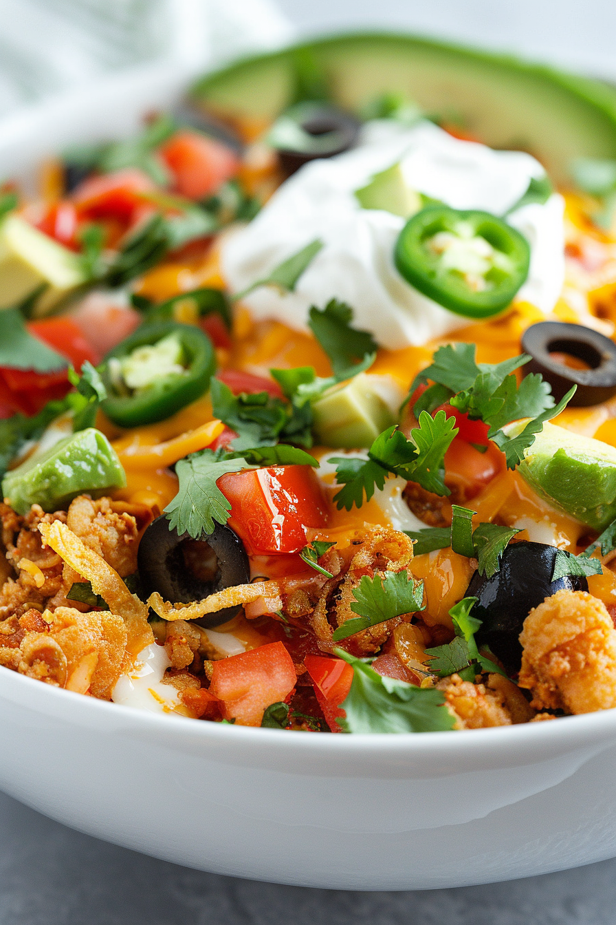 Keto Nachos Preparation