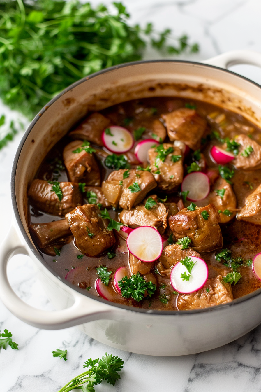 Hearty Keto Pork Stew Preparation