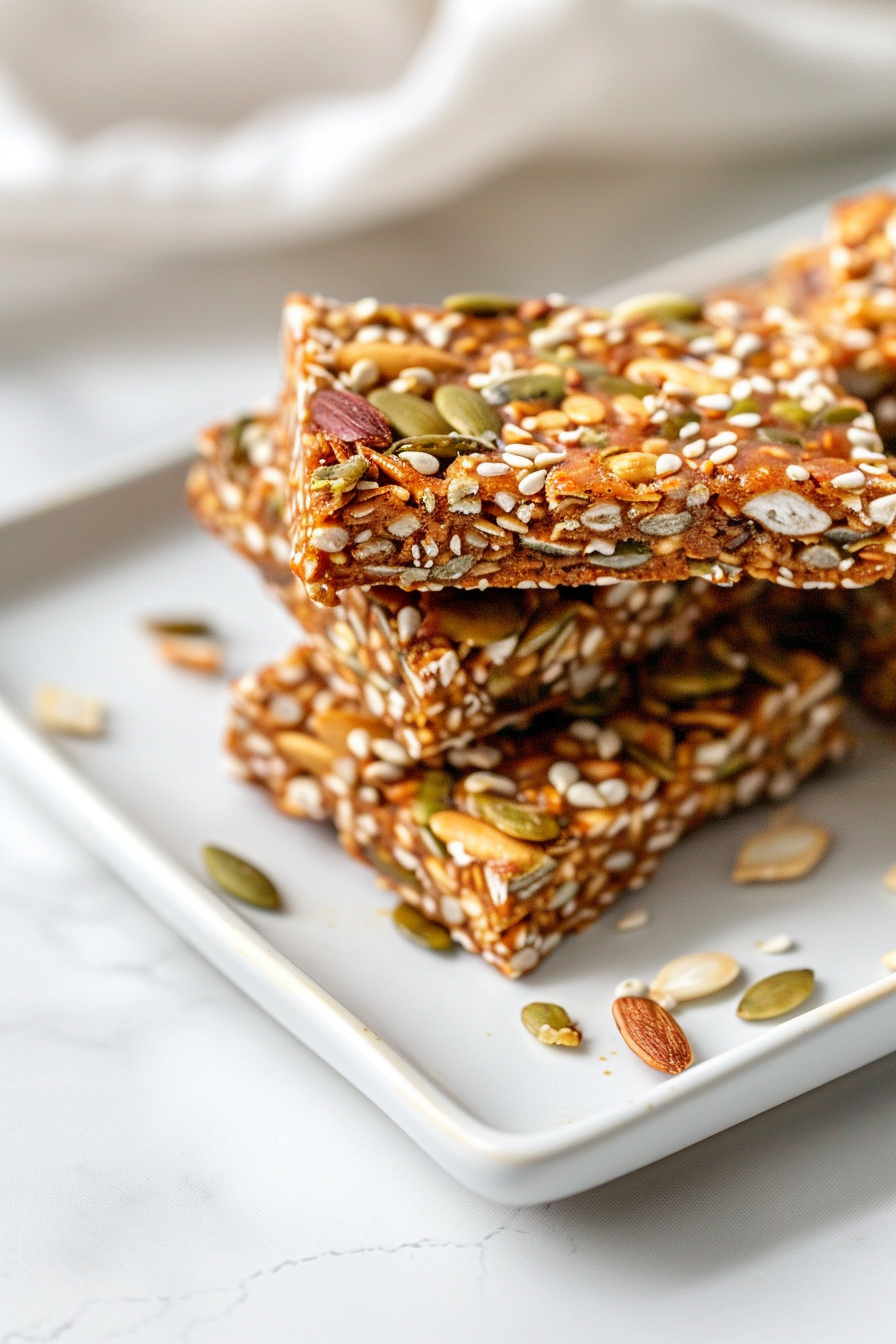 Keto Pumpkin Spice Granola Bars Ready to Eat