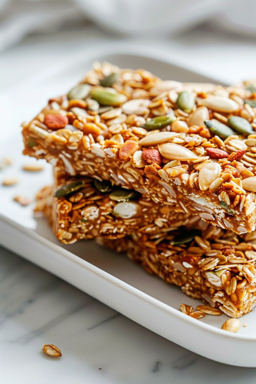 Ingredients for Keto Pumpkin Spice Granola Bars