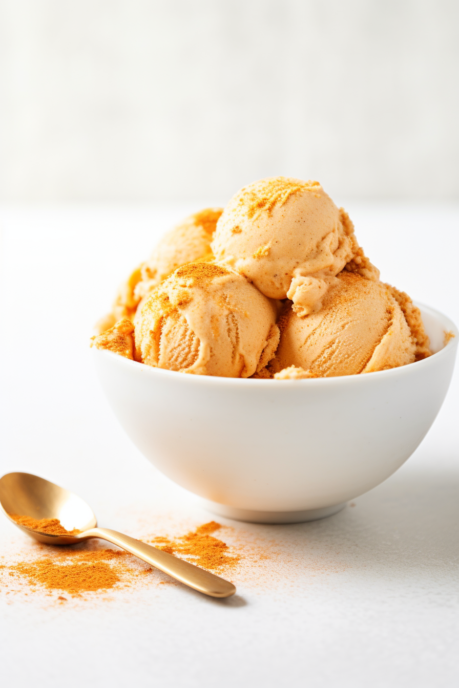 Keto Pumpkin Spice Ice Cream