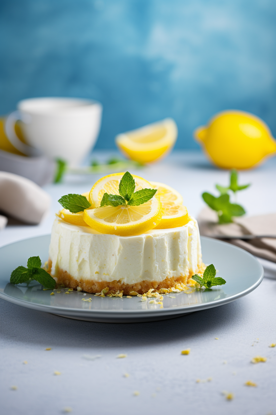 Keto Ricotta and Lemon Zest Cheesecake