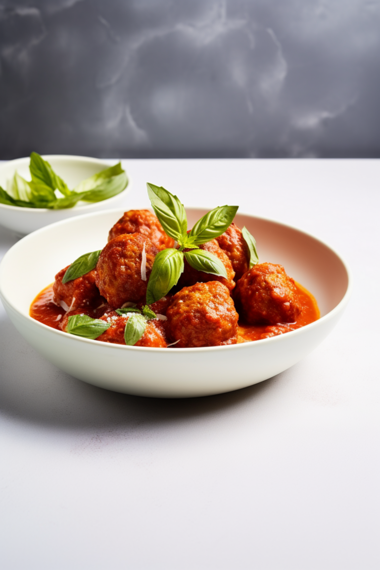 Keto Ricotta Meatballs in Marinara Sauce_001