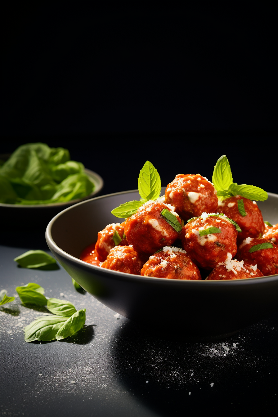Mixing Keto Meatball Ingredients