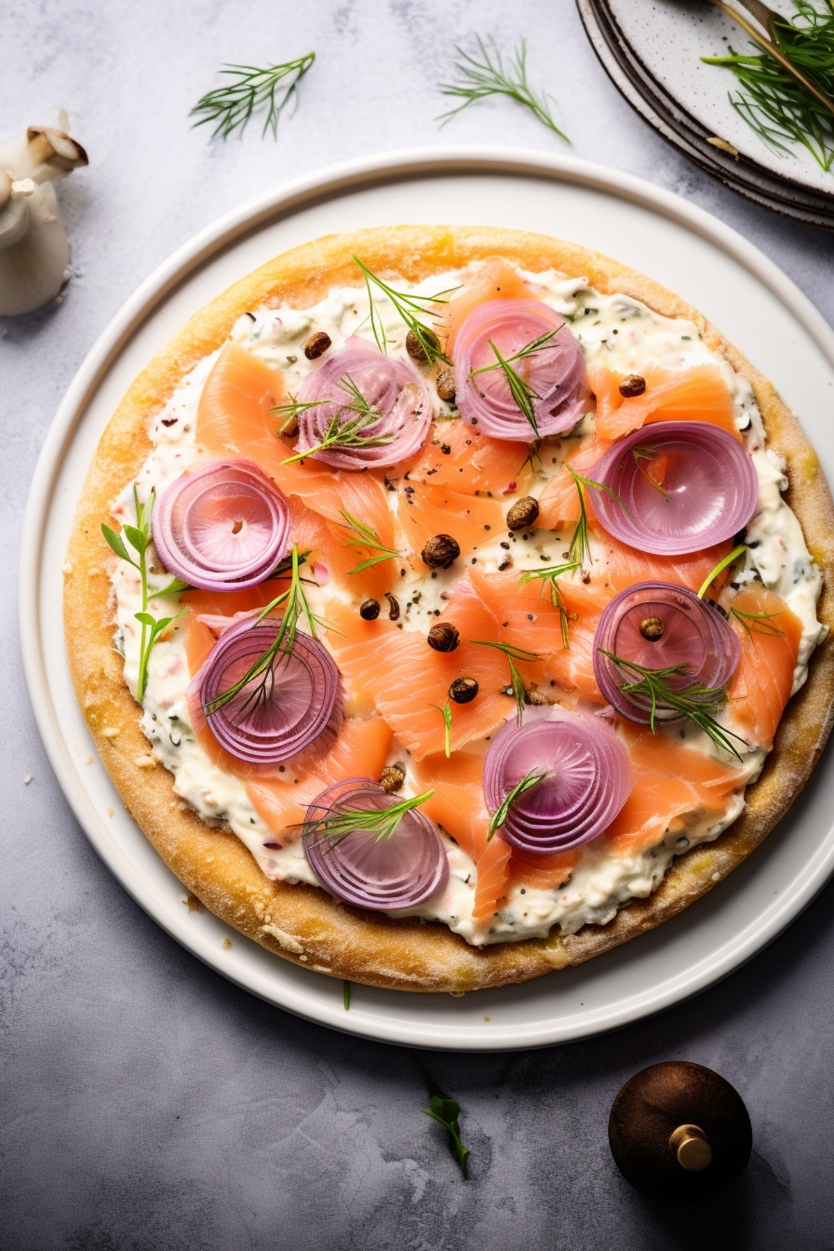 Keto Salmon and Cream Cheese Pizza_001