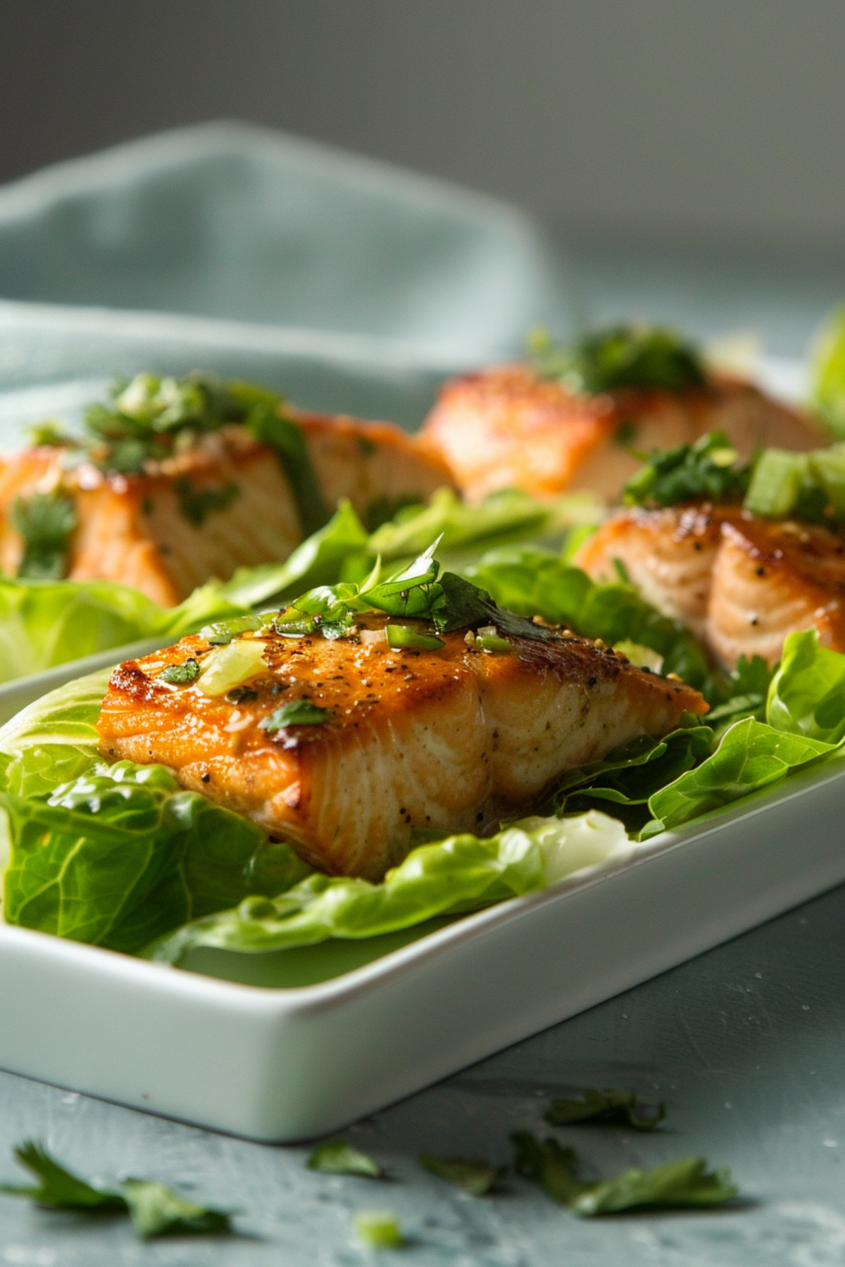Keto Salmon Tacos with Cilantro-Lime Slaw_001