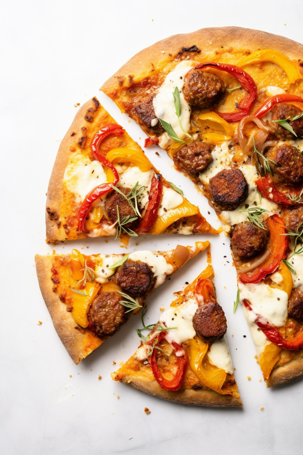 Keto Sausage and Peppers Pizza_001