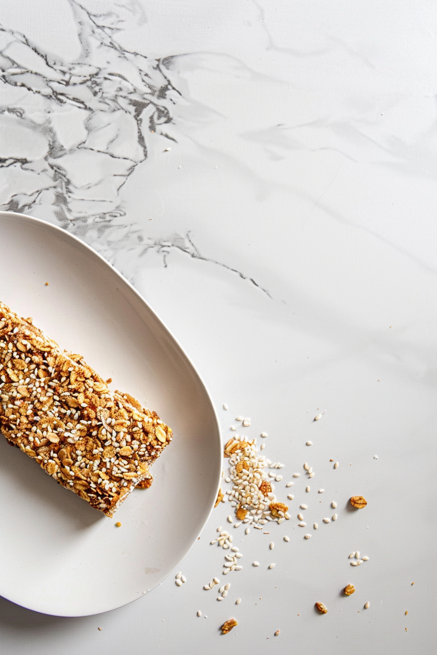 Keto Sesame Seed Granola Bars Ready to Eat