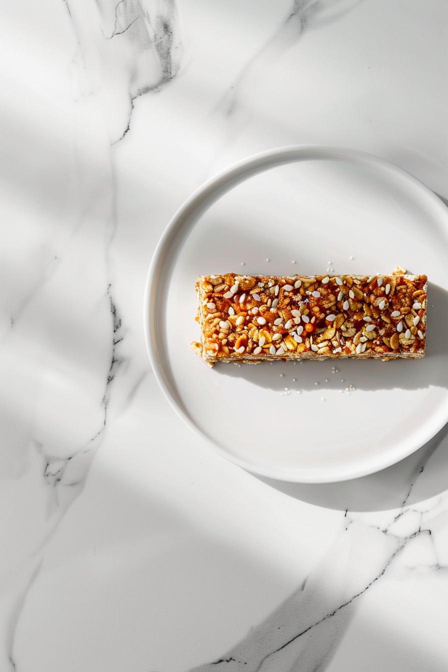 Ingredients for Keto Sesame Seed Granola Bars
