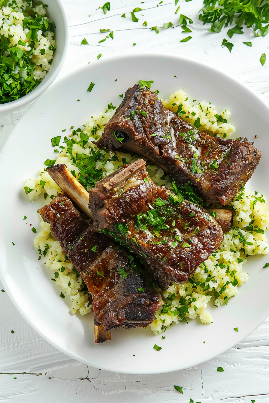 Keto Slow Cooker Beef Short Ribs