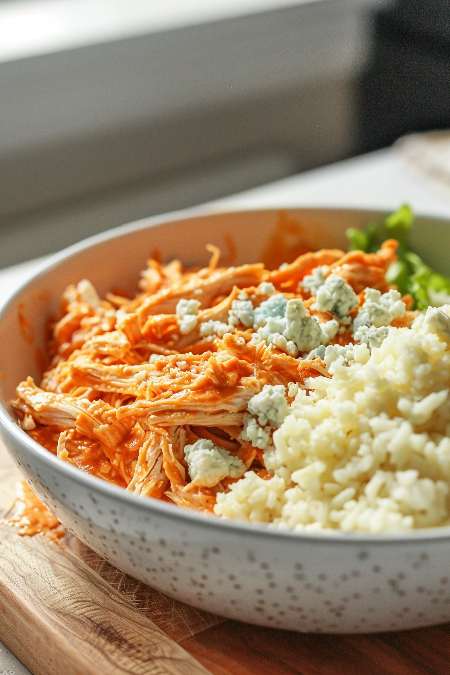 Ingredients for Keto Slow Cooker Buffalo Chicken