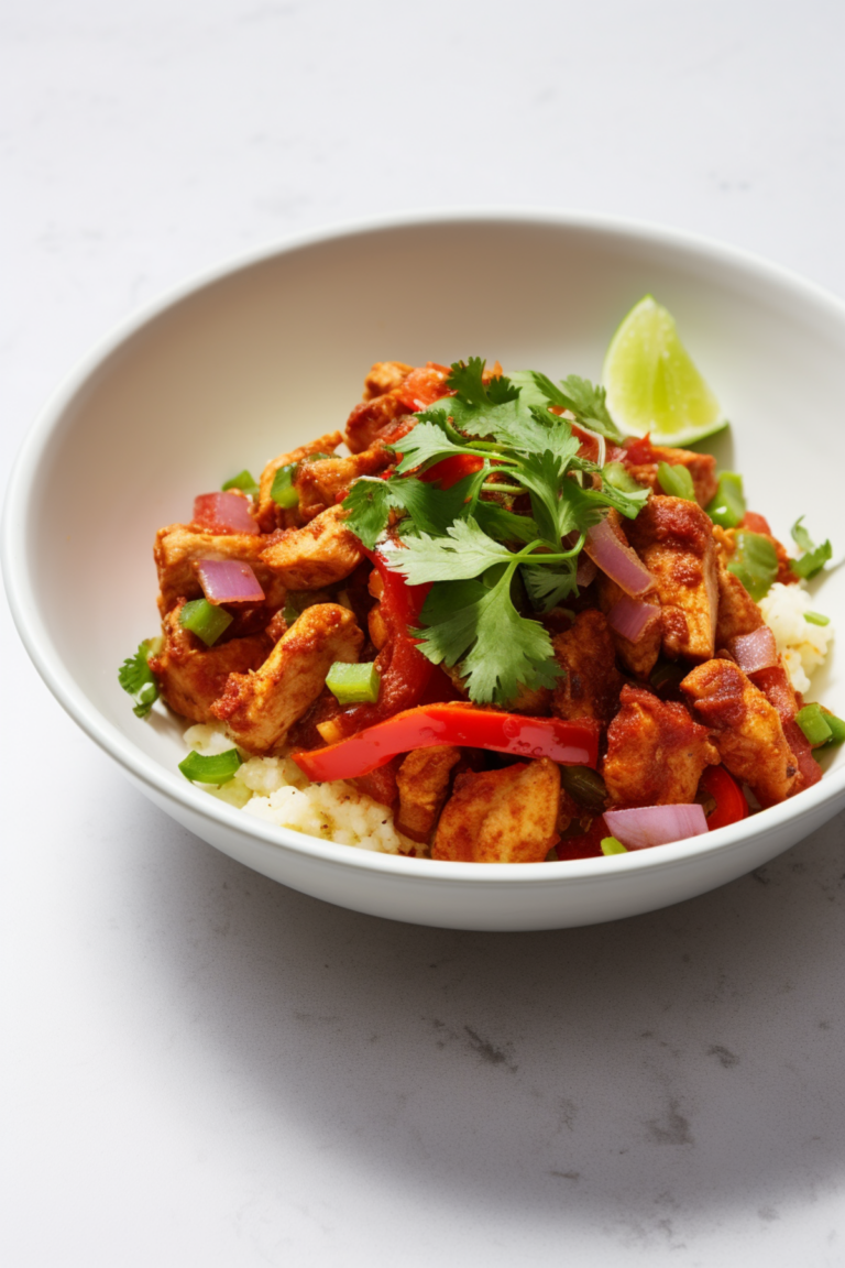 Keto Spicy Chicken and Chorizo Chili_001