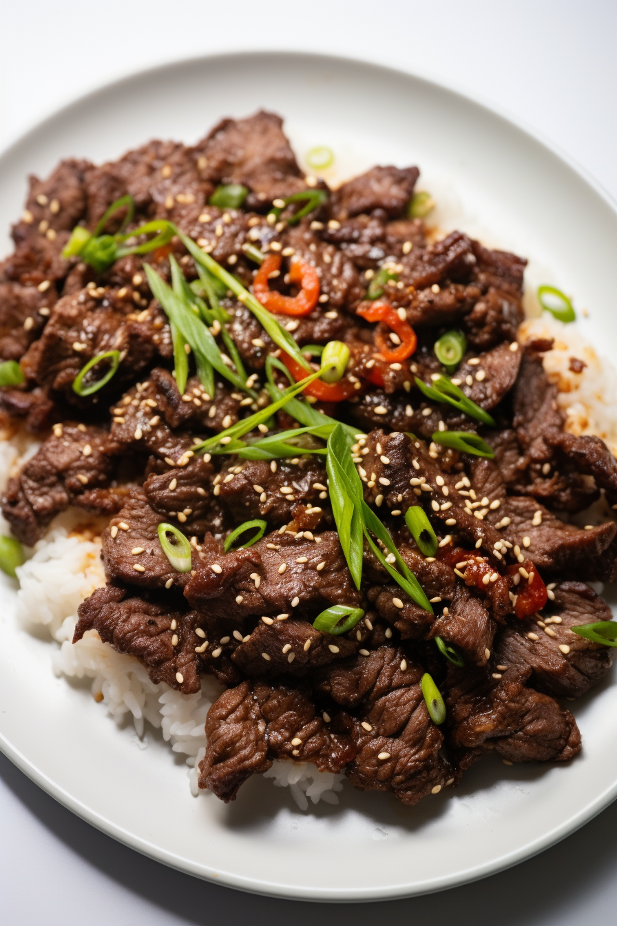 Cooked Keto Beef Bulgogi