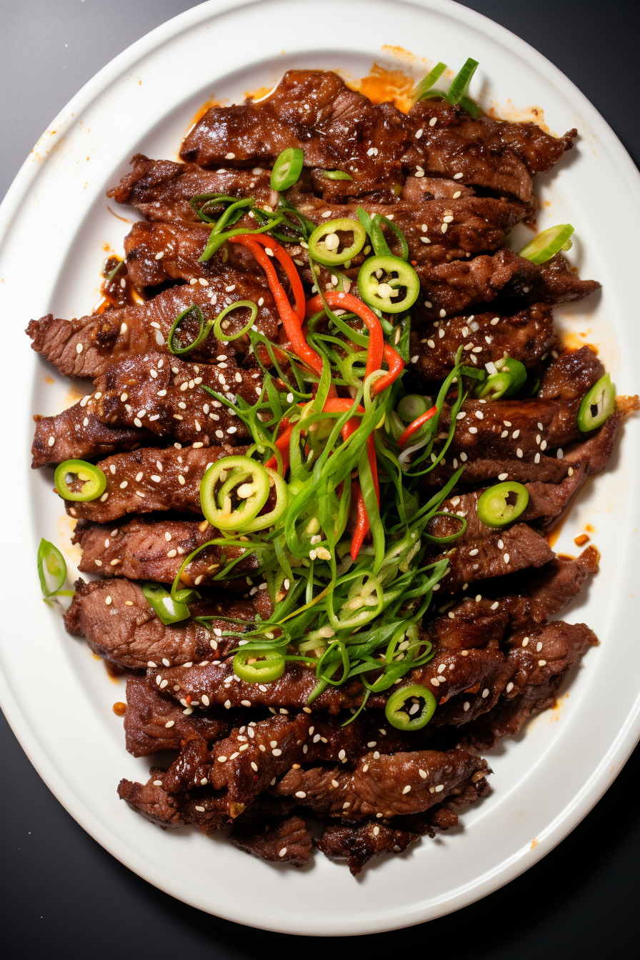 Keto Spicy Korean Beef Bulgogi