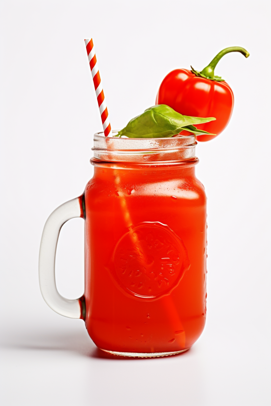 Keto Spicy Tomato and Red Pepper Juice
