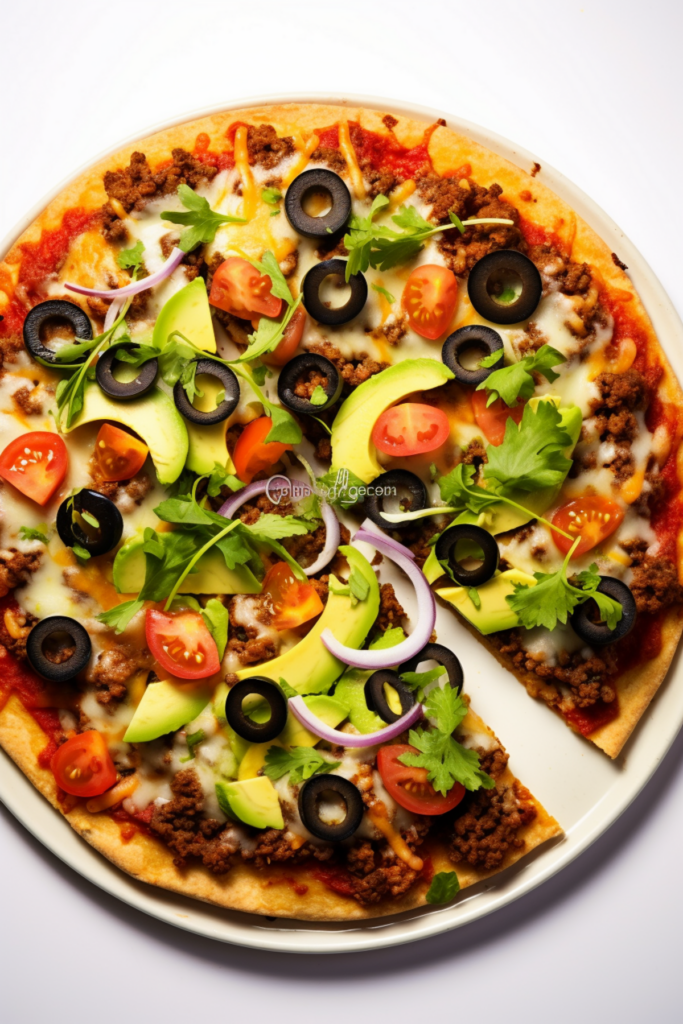 Keto Taco Pizza with Spicy Ground Beef_001