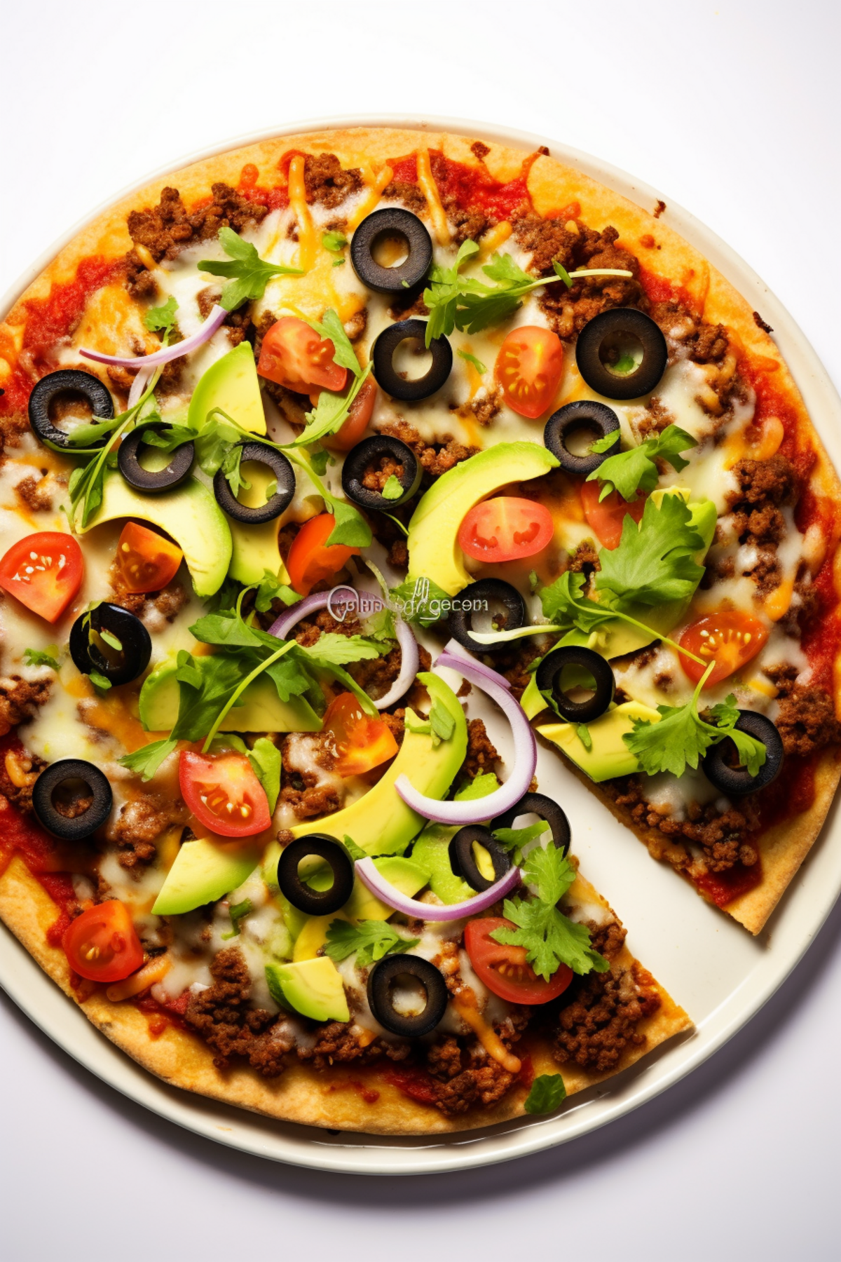 Keto Taco Pizza with Spicy Ground Beef_001