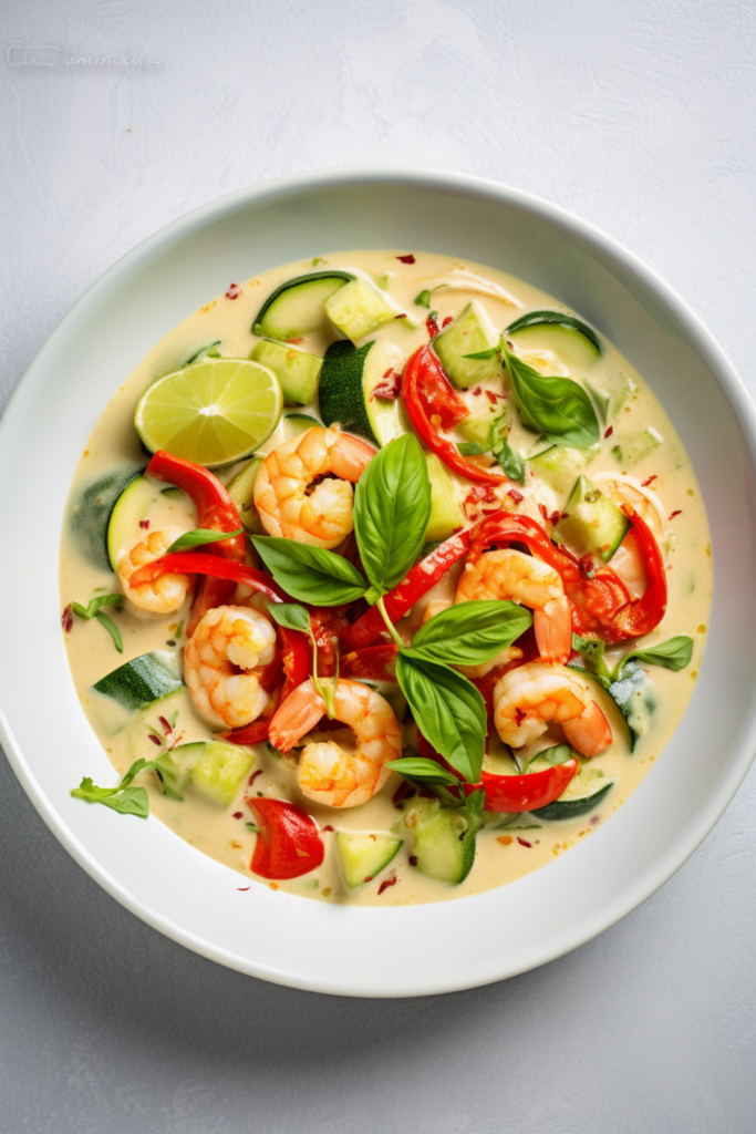 Keto Thai Green Curry with Shrimp_001