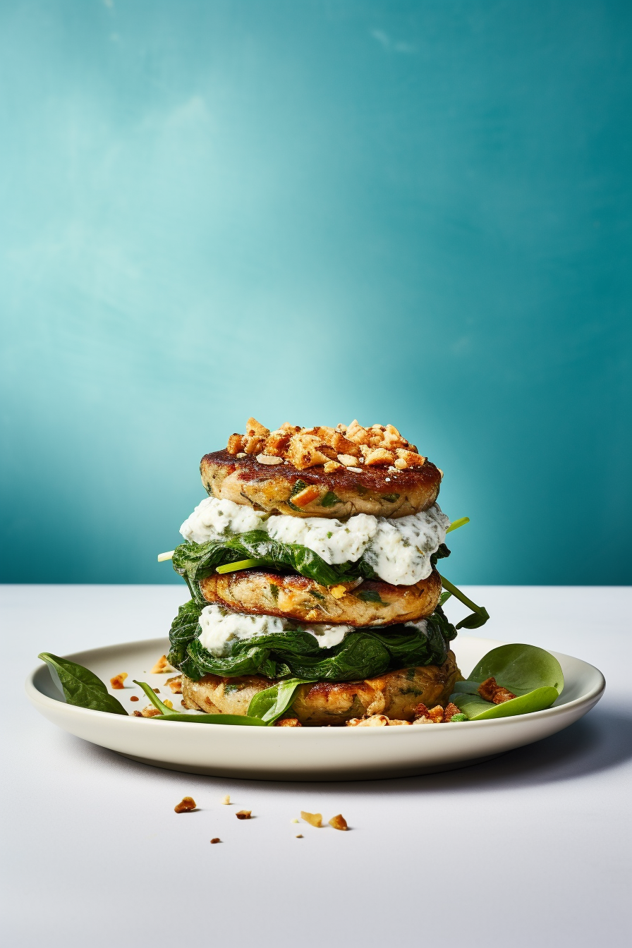 Ingredients for Keto Turkey and Spinach Burgers