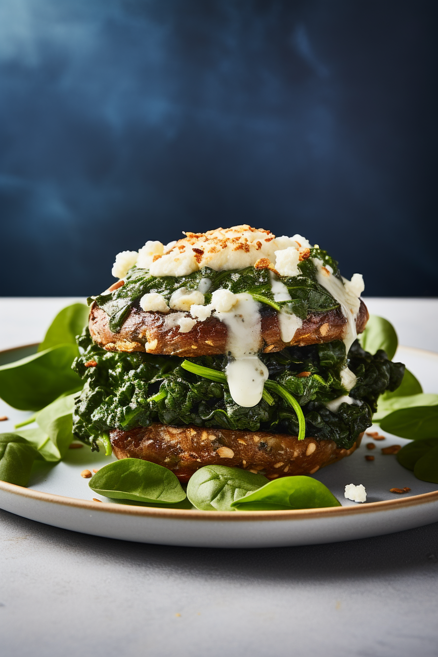 Keto Turkey and Spinach Burgers