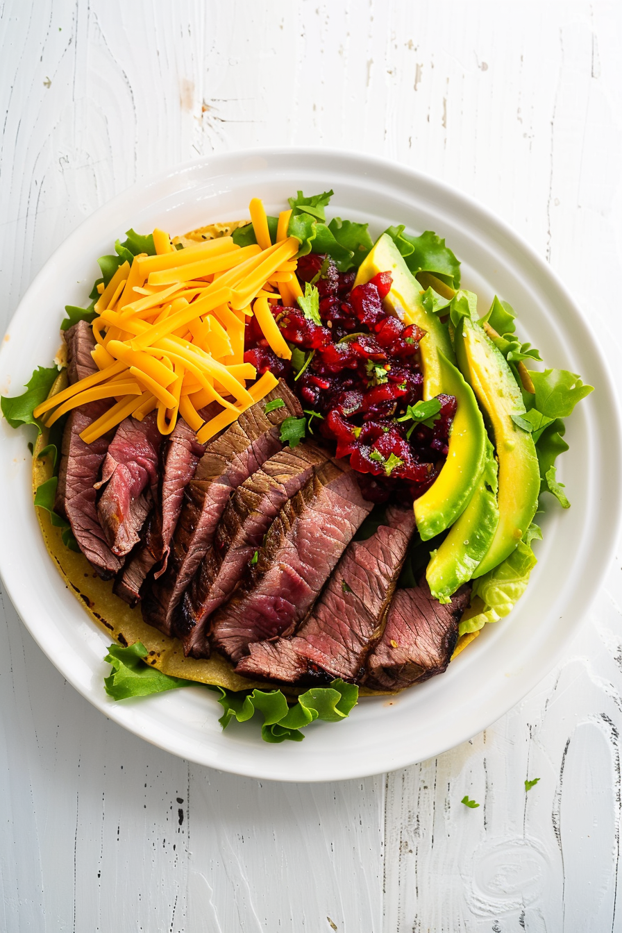 Keto Venison Tacos with Cranberry Salsa