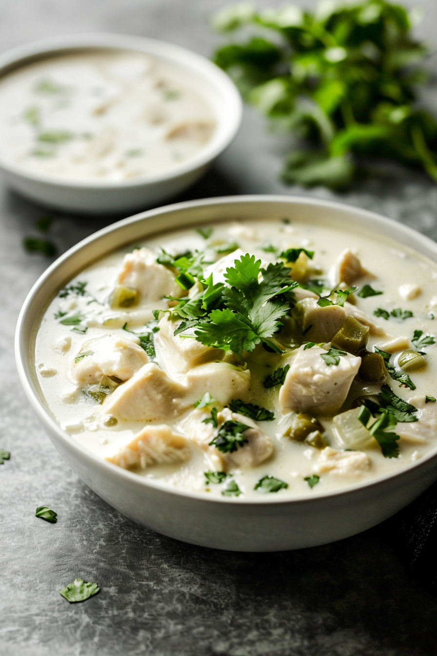 Keto White Chicken Chili